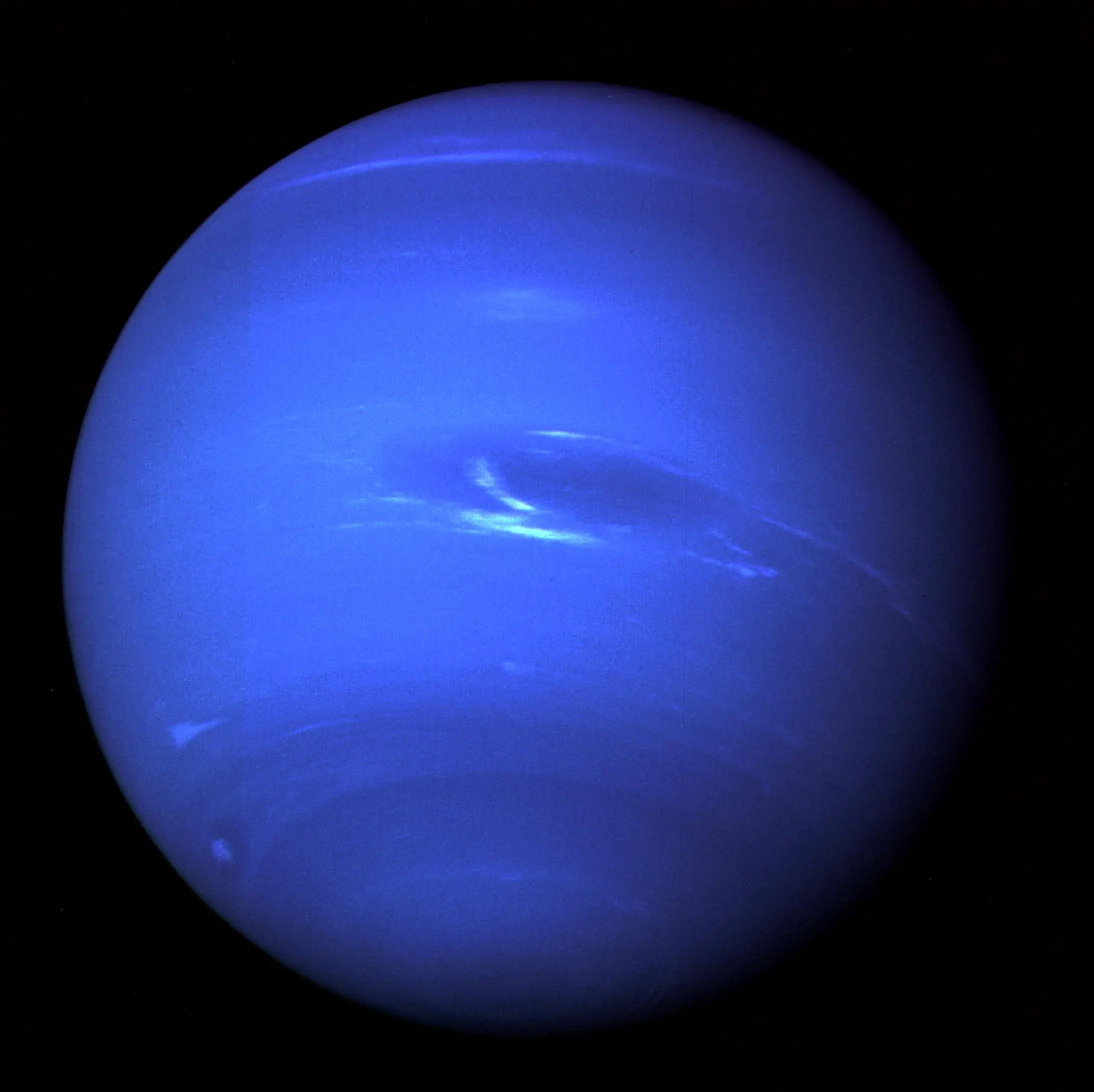 Neptune par Voyager 2