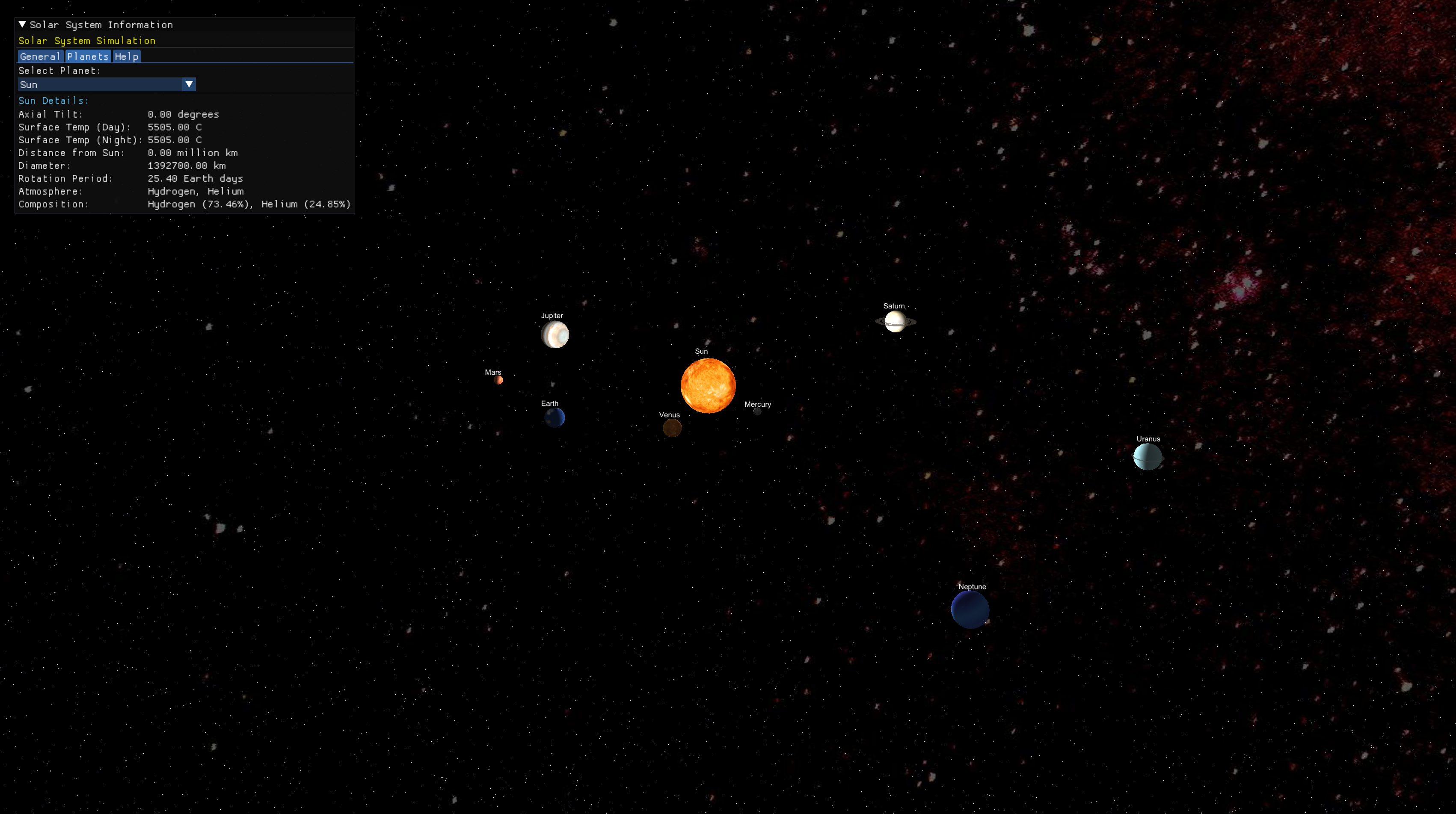 Projet Solar System Java